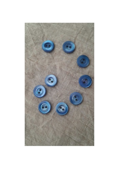 Doğal Trokas Hakiki İnci Midye Kabugu Düğme 12 Mm 9 Adet