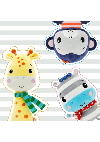 Fisher Price Bebek Peluş Zebra