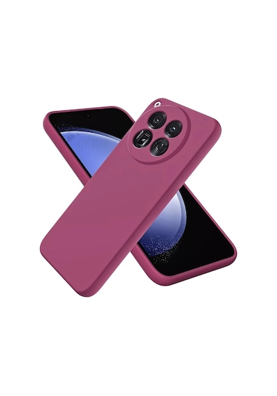 Tecno Camon 40 Premier 5G CM8 Uyumlu Silikon Kılıf - Kamera Korumalı Esnek Kapak - Mürdüm