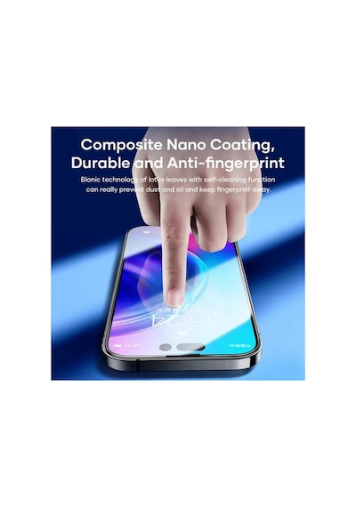 Apple iPhone 15 Pro Max Uyumlu, 9h Dirençli, 0.33mm Temperli Cam, Kolay Montaj, Ekran Koruyucu - 678674084