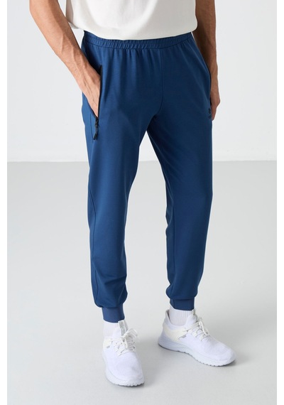 Tommy Life Parlament Fermuar Cepli Standart Kalıp Jogger Erkek Eşofman Alt - 84587 Parlament