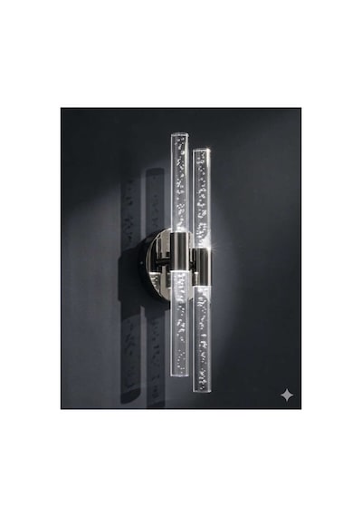 Bubbleflux Dubble Medium 40 Cm Modern Tasarım Led Aplik - Duvar Lambası - Antrasit Gri - Pilli - Beyaz Led Antrasit Pilli
