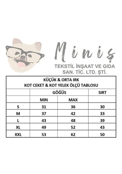 Denim Kedi Köpek Kot Ceket
