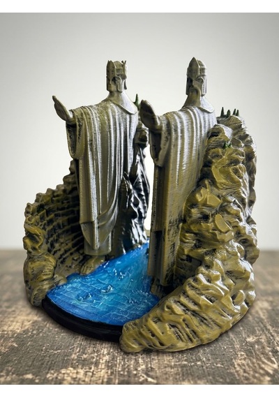 Yüzüklerin Efendisi Argonath Heykeli - Kralların Sütunları Dekoratif Biblo 15 Cm Fanart