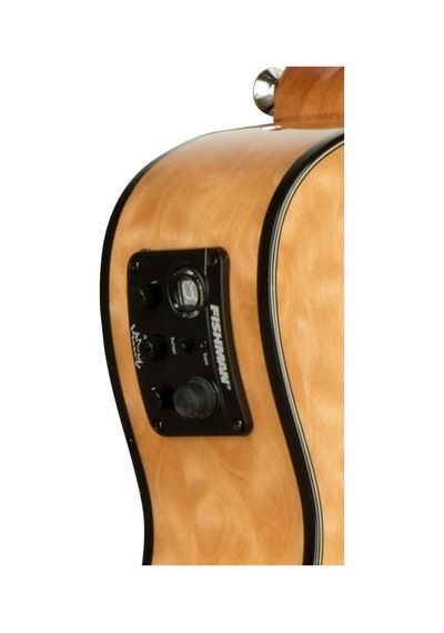 Lanikai Qm-nacec Quilted Maple Concert Elektro Ukulele Naturel Doğal Akçaağaç Görünümü