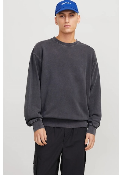 Jack & Jones Jjecharge Erkek Sweatshirt Siyah