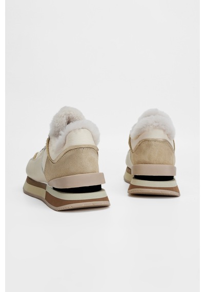 Valmenti Kadın Bej Floter Hakiki Deri Sneakers & Spor Ayakkabı 1011 6195 Bn Ayk Sk23/24 Bej