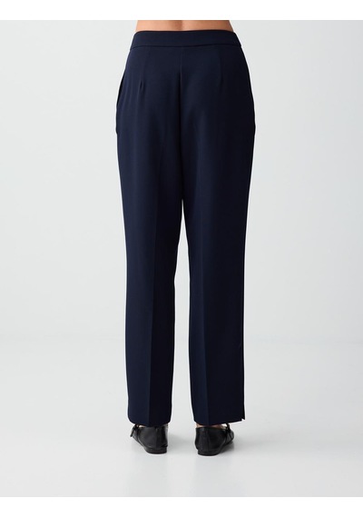 Jimmy Key Lacivert Normal Paça Normal Bel Cepli Dokuma Pantolon 6sw183728494