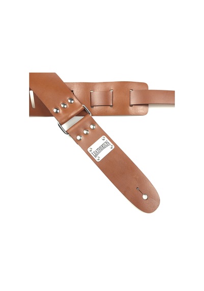 Leatherton Stinger Hakiki Deri Gitar Askısı Camel