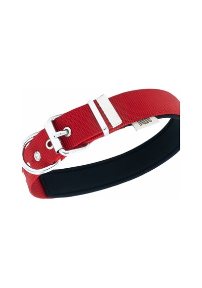 Doggie Comfort Metal Kemik İşlemeli Köpek Boyun Tasması S 2x30-35 CM Kırmızı