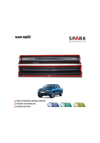 Volkswagen Amarok 2010-2022 Yıl Aralığı Uyumlu Kapı Eşiği 4 Parça