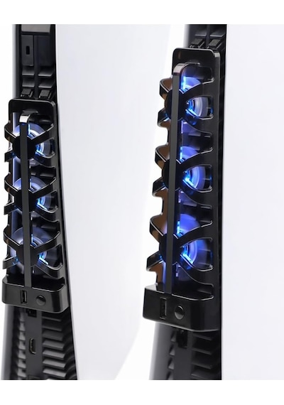 Ps5 Pro Soğutucu Led Işıklı Sessiz Fan Usb3.0 Radyatör Isı Emici Playstation 5 Pro İle Uyumlu Tp5-1523e