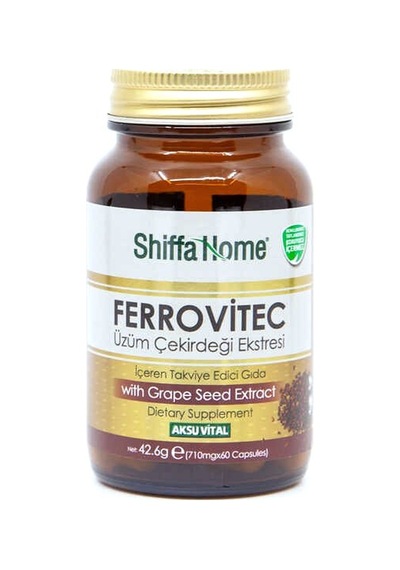 Ferrovitec Üzüm Çekirdeği Eki 60 Kapsül