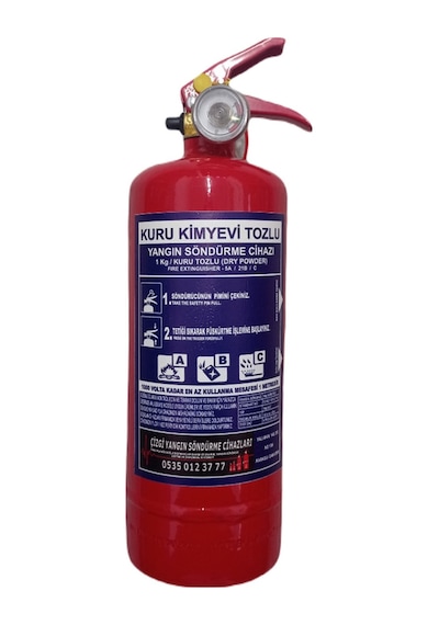Abc Kuru Kimyevi Tozlu Yangın Söndürme Cihazı 1 KG