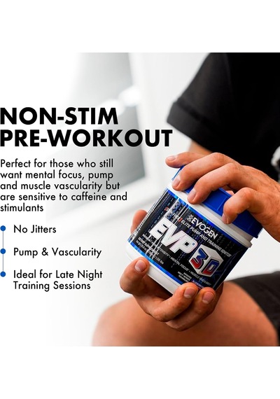 Evogen Evp 3d Preworkout Beta Alanine Arginine Nitrate Creatine Tyrosine Dmae Lions Mane Energy Pump