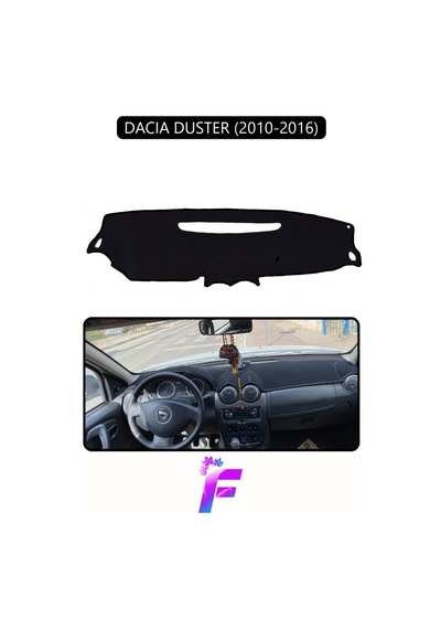 Dacıa Duster 2010-2016 Torpido Örtüsü Güneşten Korur Kolay Montaj Tam Uyum Araca Özel E24 Torpido Halısı