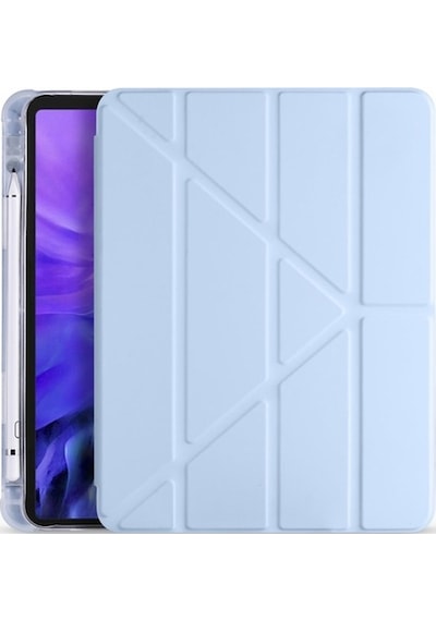 Apple Uyumlu iPad 5. Nesil Kılıf 9.7" Kalem Bölmeli Smart Standlı Kılıf