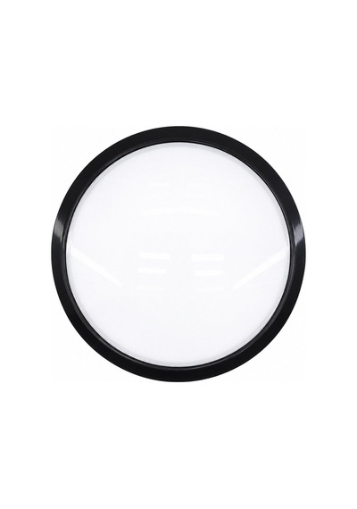 20w Siyah Metal Kasa Sıva Üstü Yuvarlak Ledli Glop Armatür Ip20 6500k - 1800lm E1212/s 5671 Diğer