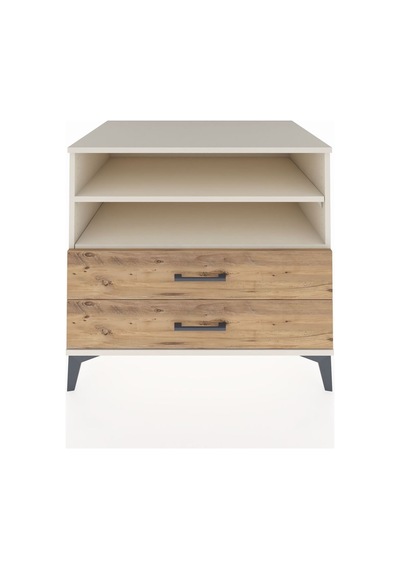 Kronos Şifonyer 2 Raflı 2 Çekmeceli 88x59x80 Aytaşı-çam Aytaşı