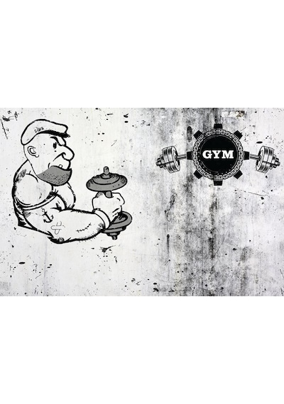Spor - Fitness Salonu İçin Duvar Kağıdı