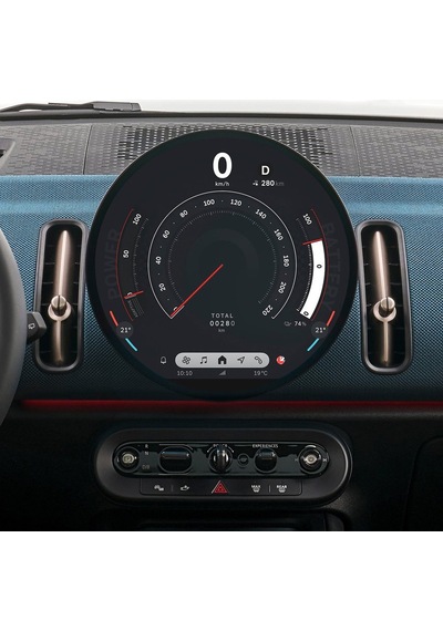 Mini Cooper / Countryman Uyumlu Mat Navigasyon Ve Bilgi Ekran 9h Nano Ekran Koruyucu 2024-2026