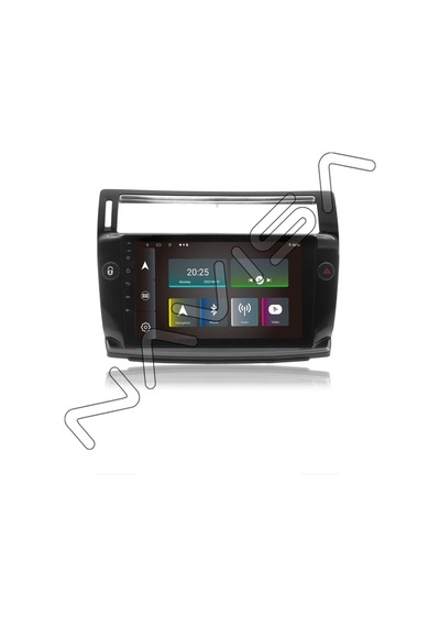 Cıtroen C4 2004-2010 Siyah 4 Gb Ram 64 Gb Hafıza Androıd Multımedıa Teyp 9.0 İnç