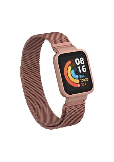 Xiaomi Redmi Watch Mi Watch Lite Kordon Hasır Metal Mıknatıslı Krd-58