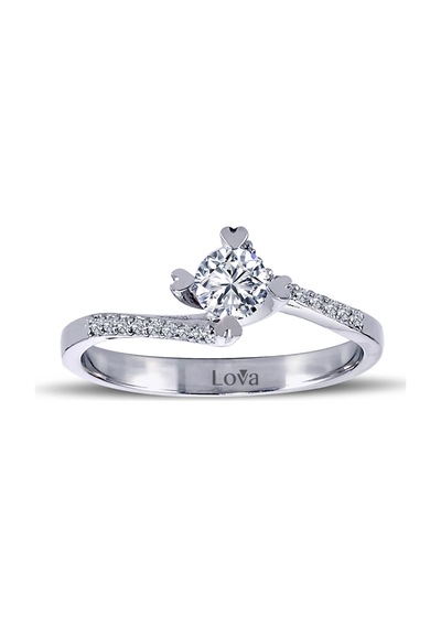 Lova Toplam 0,40 Karat Pırlanta Tektaş Yüzük - 1070050