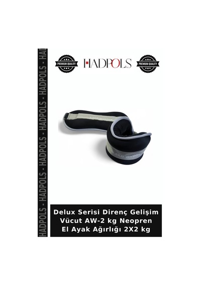 Delux Serisi Direnç Gelişim Vücut Aw-2 Kg Neopren El Ayak Ağırlığı 2x2 Kg Belirtilmemiş