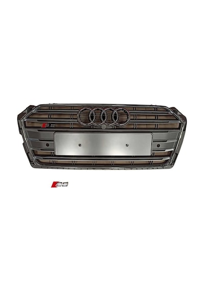 Audi A5 Ön Panjur Izgara S5 Model 2016-2021 Arası Komple Gri