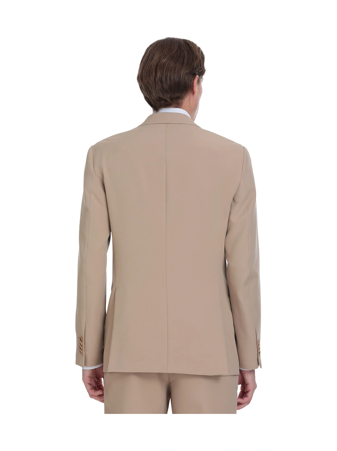 Hatemoğlu Vizon Slim Fit Mono Yaka Casual Takım Elbise Vizon