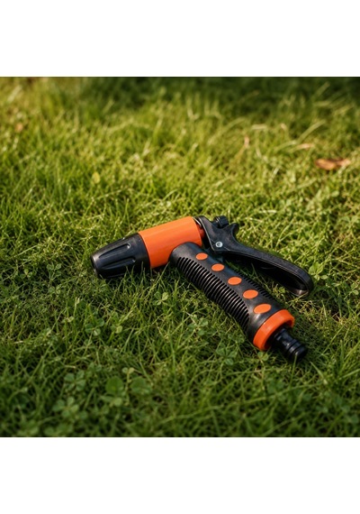 Kınetex 5'i 1 Arada Sulama Tabancası, 5 Modlu Ayarlanabilir Bahçe Hortumu Başlığı, Ergonomik Tetikli Su Püskürtme Aparatı, Hortum Bağlantı Adaptörlü Bahçe Yıkama Ve Sulama Seti