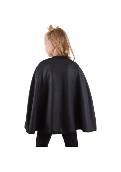 Denokids Halloween Cadılar Bayramı Kostümü Kız Çocuk Siyah Pelerin Renkli