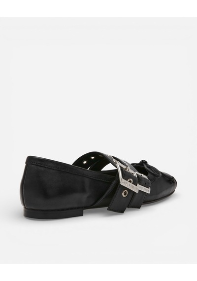 Steve Madden Ceara Black Leat Kadın Siyah Babet Ceara