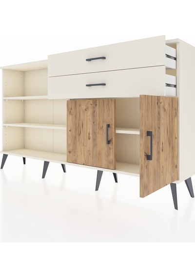 Arges Konsol 3 Raflı 2 Çekmeceli 2 Kapaklı 176x30x99 Aytaşı-çam/aytaşı Atlas Çam/aytası - Aytası Arges Konsol 3 Raflı 2 Çekmeceli 2 Kapaklı 176x30x99 Aytaşı-çam/aytaşı Atlas Çam/aytası - Aytası
