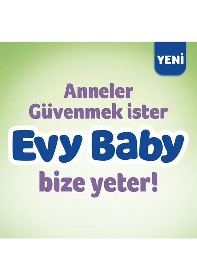 Evy Baby Bebek Bezi 3 Numara Eko Midi 60 Adet 2'li
