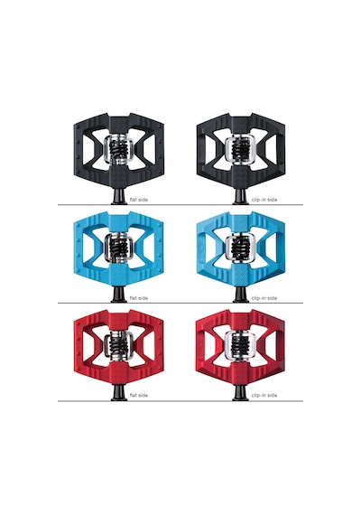 Crank Brothers Double Shot 1 Pedal Kırmızı/siyah