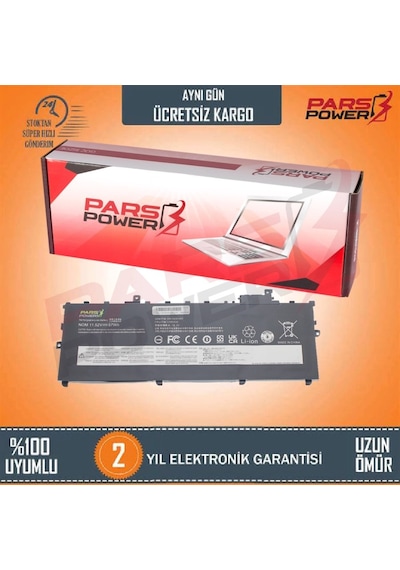Lenovo Uyumlu ThinkPad X1 Carbon SB10K97587, SB10K97588 Batarya - Pil (Pars Power)  725183