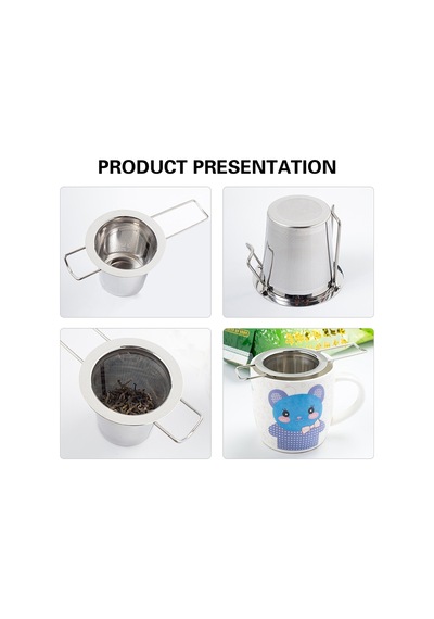 Love Yaprak Tay Infuser Seti Kapak Ahşap Kaşık Boş Drawstring File Torba Tea Drain Lid Diğer