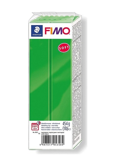 Fimo Soft Polimer Kil 454G No:53 Tropical Green