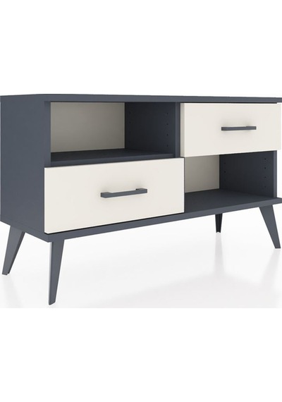 Arges Şifonyer Tek Raflı 2 Çekmeceli 88x30x48 Antrasit-antrasit/aytaşı Antrasit/aytaşı Arges Şifonyer Tek Raflı 2 Çekmeceli 88x30x48 Antrasit-antrasit/aytaşı Antrasit/aytaşı