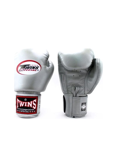Twins Bgvl3-sv Boks Eldiveni Gri Deri Muay Thai Eldiveni Gümüş