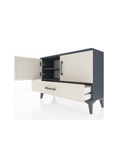 Arges Şifonyer 2 Raflı Tek Çekmeceli 2 Kapaklı 88x30x64 Antra... Antrasit Arges Şifonyer 2 Raflı Tek Çekmeceli 2 Kapaklı 88x30x64 Antra... Antrasit