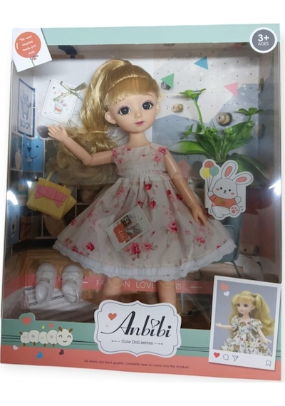 Anbibi Premium Bebek Hareketli Aksesuarlı - Wx196-2-beyaz