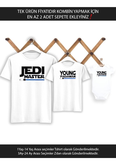 Baba Oğul Jedi Master Tişört