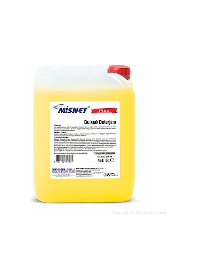 Misnet Plus Bulaşık Deterjanı Sarı 5 KG
