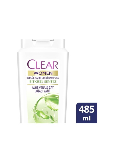 Women Kepeğe Karşı Etkili Şampuan Bitkisel Sentez Aloe Vera & Çay Ağacı Yağı 350 Ml 2li Paket