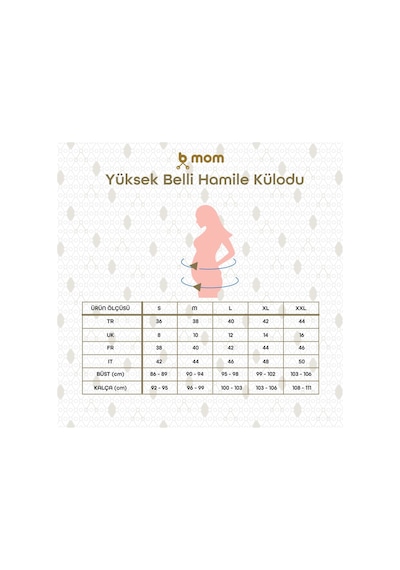 Bmom Yüksek Bel Hamilelik Ve Lohusalık Külodu 001