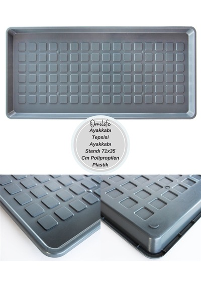 Ayakkabı Tepsisi Ayakkabı Standı 71x35 Cm Polipropilen Plastik Diğer