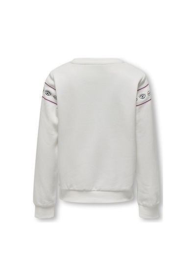 Only Kogellıs Short L/s Eye O-neck Swt Kız Çocuk Turuncu Sweatshirt - 15303568